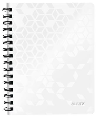 Notitieboek leitz wow a5 lijn spiraal pp wit | 6 stuks Notitieboek leitz wow a5 lijn spiraal pp wit | 6 stuks