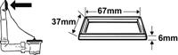 Cornat Gummidichting 67X37X6Mm Spoelkast - TEC356406 - thumbnail