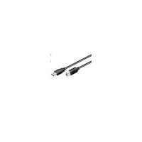 MicroConnect USB3.0AB1B USB-kabel 1m 3.2 Gen 1 (3.1 Gen 1) USB A USB B zwart - USB-kabel (1 m, USB A, USB B, 3.0 (3.1 Gen 1), mannelijke connector/stekker, zwart) - thumbnail