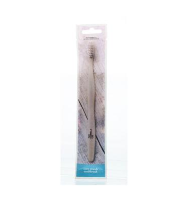 The Humble Co Tandenborstel bioplastic volwassenen 1 Stuks The Humble Co Tandenborstel bioplastic volwassenen 1 Stuks
