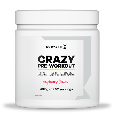 Crazy Pre-workout | Body & Fit | 407g Crazy Pre-workout | Body & Fit | 407g