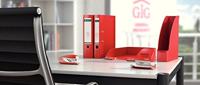 Leitz perforator 5005 rood - thumbnail