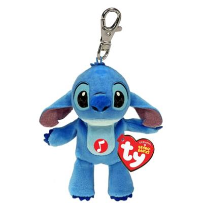 TY Beanie Babies Clip Disney Stitch Knuffel + Geluid