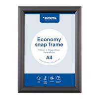 Europel clicklijst Economy, lijst 25 mm, ft A4, zwart - thumbnail