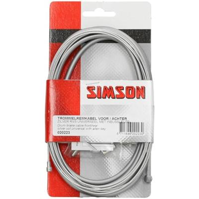 Simson Trommelremkabelset voor/achter