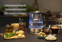 Emerio WK-119988 Glazen Waterkoker 1.7L 2200W RVS/Zwart - thumbnail