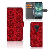 Nokia 7.2 | Nokia 6.2 Hoesje Red Roses - thumbnail