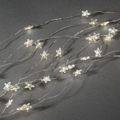 Konstsmide 6372-190 LED-engelenhaar Sterren Warmwit LED Transparant Konstsmide 6372-190 LED-engelenhaar Sterren Warmwit LED Transparant