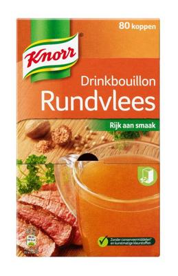 Drinkbouillon knorr rundvlees | 6 stuks