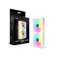 Cougar Unity240-FB PC-ventilator Wit (b x h x d) 243.6 x 125 x 25 mm Incl. LED-verlichting - thumbnail