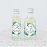 Mini flesje tropische bladeren - thumbnail