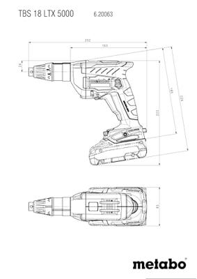 Metabo HBS 18 LTX BL 5000 620063540 Accu-schroefboormachine 18 V 4.0 Ah LiHD