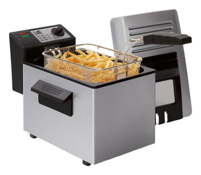 Fritel A 103 Friteuse 3L 2000W RVS/Zwart