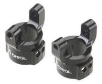 Aluminum C Hub Carrier - Black (2pcs) (AX30495) - thumbnail