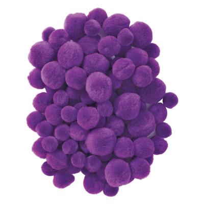 Colorations - pom poms paars, 100st. Colorations - pom poms paars, 100st.