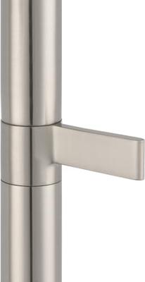 Ben Anello fonteinkraan met hendel rechts RVS-look