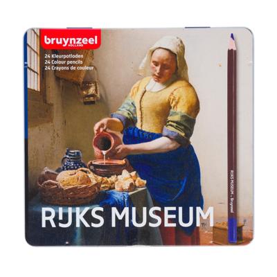Kleurpotlood Bruynzeel Rijksmuseum Johannes Vermeer blik à 24 kleuren | 6 stuks