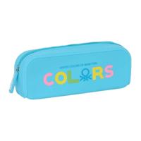 Schoolpennenzak Benetton Spring Hemelsblauw 18.5 x 7.5 x 5.5 cm - thumbnail