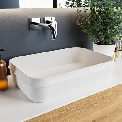 MONDIAZ ARVO Waskom solid surface 55cm kleur Talc / Talc