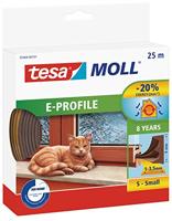 tesa E-Profil 05464-00101-02 Afdichtingstape tesamoll Bruin (l x b) 25 m x 9 mm 25 m - thumbnail