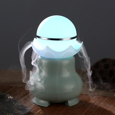 4W USB lading nacht verlichte parel ultrasone aromatherapie luchtbevochtiger met kleurrijk licht geleid voor huis / kantoor Water waterreservoir: 95m