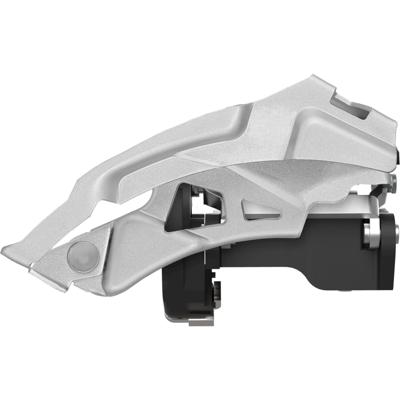 Sunrace Voorderailleur ms20 3x10 dual pull zilver