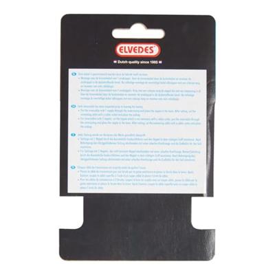 Elvedes rem binnenkabel 2250mm V-nippel 6412RVS-49