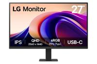 LG, 27 inch, QHD Wide, 68,4 cm, 16:9, Super Resolution, 2560 x 1440, 100Hz, 5ms, HDR10, 99% sRGB, 27U631A-B.AEUQ - zwart - thumbnail