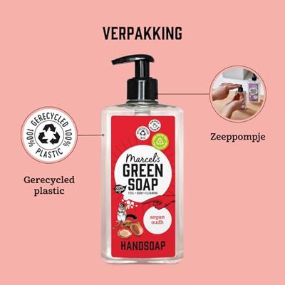 Marcels Green Soap Handzeep Argan en Oudh
