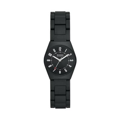Horlogeband Skagen SKW3033 / GRENEN LILLE OCEAN Kunststof/Plastic Zwart 10mm