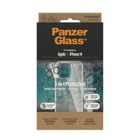 PanzerGlass™ iPhone 14 bundel – displaybescherming, camera-beschermglas en iPhone-beschermhoes, volledige bescherming van gehard glas met volledige afdekking, krasbestendig en onbreekbaar - thumbnail