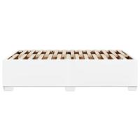 Bedframe kunstleer wit 120x200 cm - thumbnail
