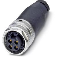 Phoenix Contact 1521342 Sensor/actuator connector, niet geassembleerd 7/8 Aantal polen (sensoren): 4 Bus, recht 1 stuk(s) - thumbnail