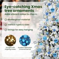 VidaXL Kunstmatige inklapbare kerstboom wit 240 cm pe en pvc - thumbnail