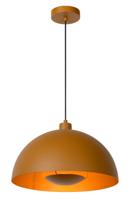 Lucide SIEMON - Hanglamp - Ø 40 cm - 1xE27 - Okergeel - thumbnail