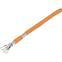 TRU COMPONENTS TC-7892844 Netwerkkabel CAT 7 S/FTP 4 x 2 x 0.24 mm² Oranje 50 m - thumbnail