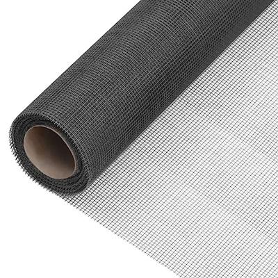VidaXL Gaas 112x1000 cm glasvezel zwart