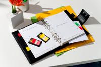Post-it index standaard, ft 24,4 x 43,2 mm, houder met 50 tabs, groen - thumbnail