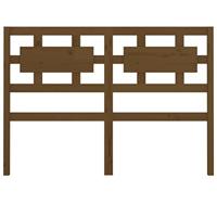 Hoofdbord 125,5x4x100 cm massief grenenhout honingbruin - thumbnail