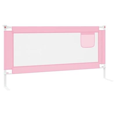 VidaXL Bedhekje peuter 180x25 cm stof roze - thumbnail