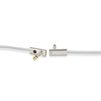 RockBoard Sapphire Series Flat Patch Cable transparant 10 cm - thumbnail