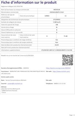 CrossClimate 2 SUV XL EV 3PMSF