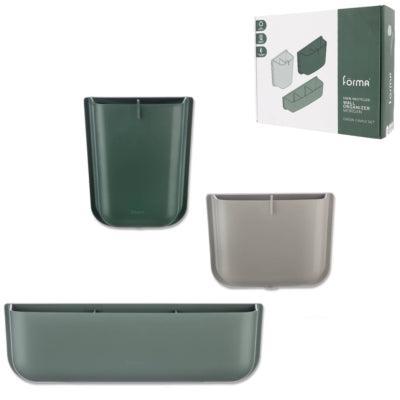 Forma wand opbergbakken morgan 29 cm set van 3 | 5 stuks