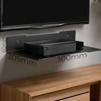 Maclean decoderwandplank, enkel, max. 5kg, staal, MC-122 - thumbnail