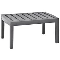 VidaXL Tuintafel 78x55x38 cm kunststof mokkakleurig - thumbnail