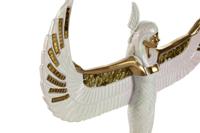 Decoratieve figuren Home ESPRIT Wit Gouden Hars Orientaals 34 x 6,5 x 33,5 cm - thumbnail