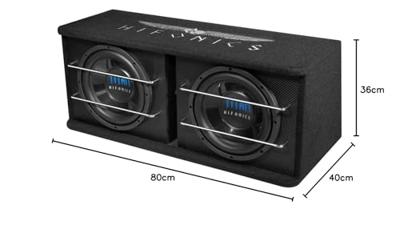 Hifonics TDA-250R Auto-subwoofer actief 600 W