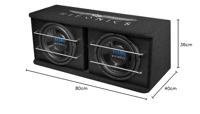 Hifonics TDA-250R Auto-subwoofer actief 600 W - thumbnail