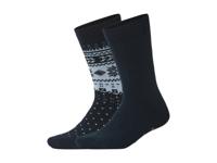 esmara 2 Paar thermosokken (Marineblauw, 39-42) - thumbnail