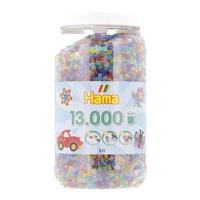 Hama strijkkralen in pot glittermix (054), 13.000st. - thumbnail